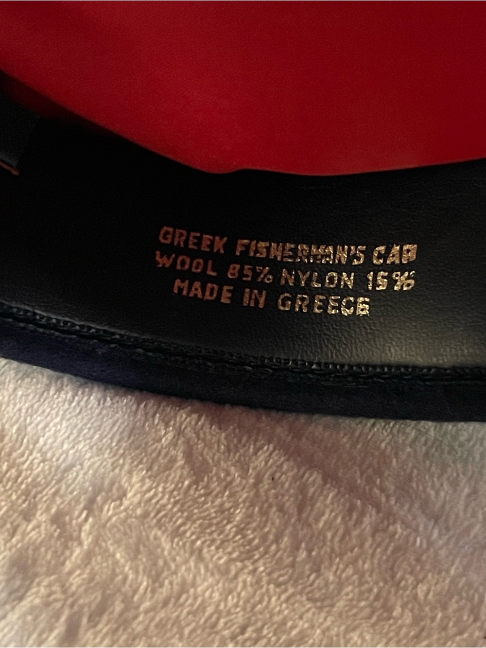 Aegean brand navy blue Greek fisherman's cap new with tags - Picture 11 of 13